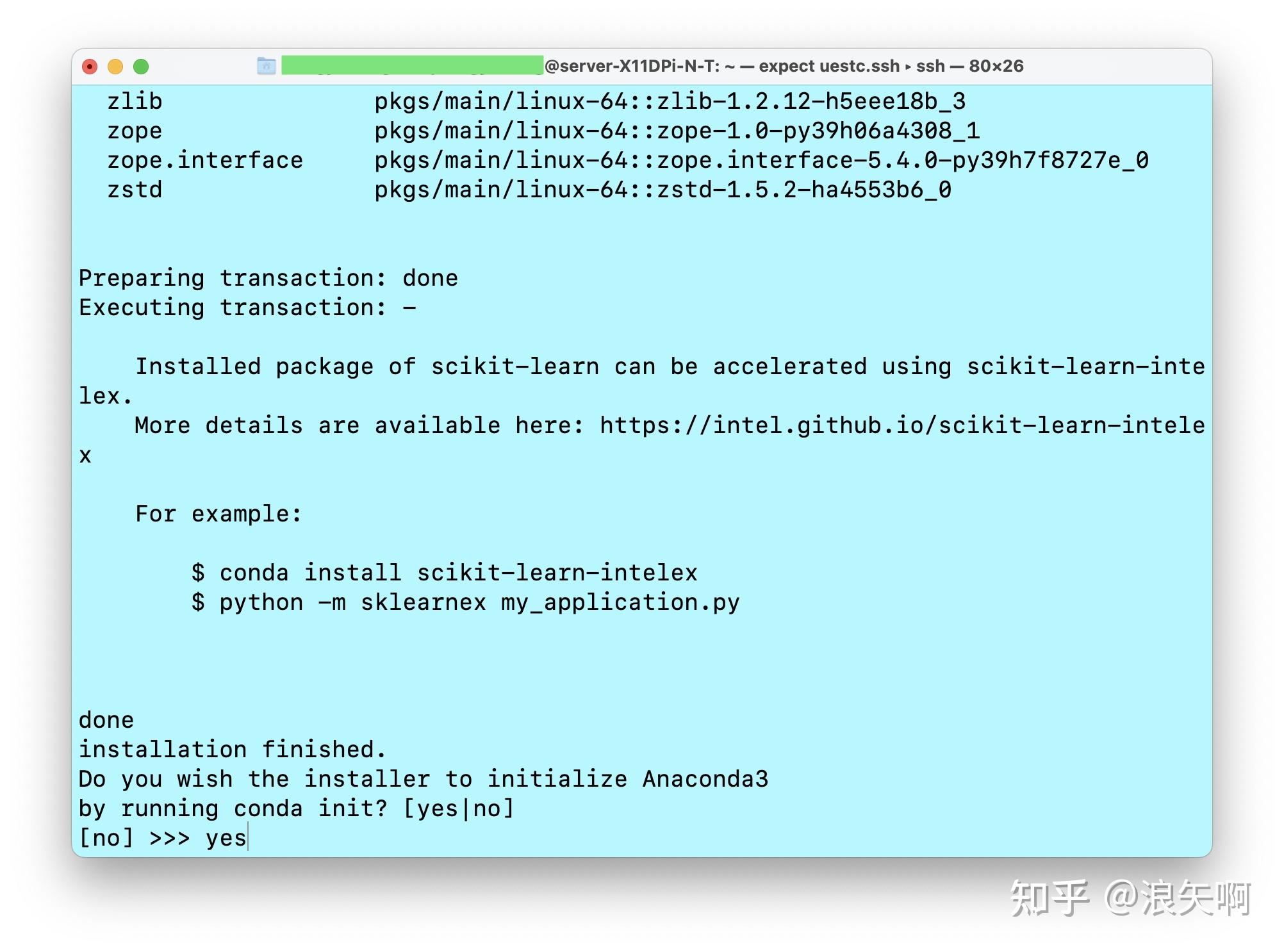  linux python anaconda 