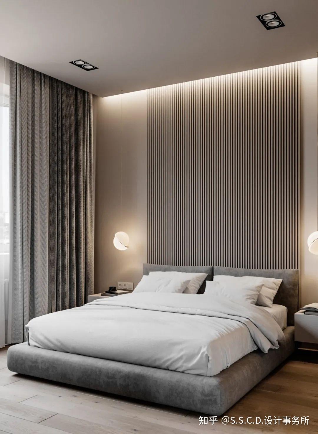 最近很流行格栅背景墙给你的家一个参考吧床头背景玄关背景篇其他