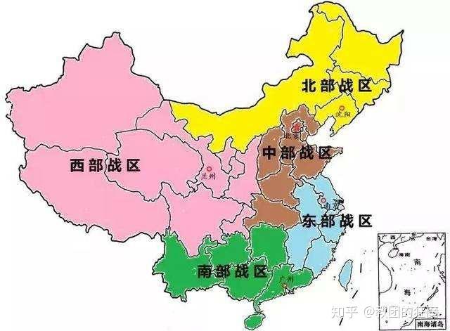 中国人民解放军五个战区,你知道是那五个战区吗? - 知乎