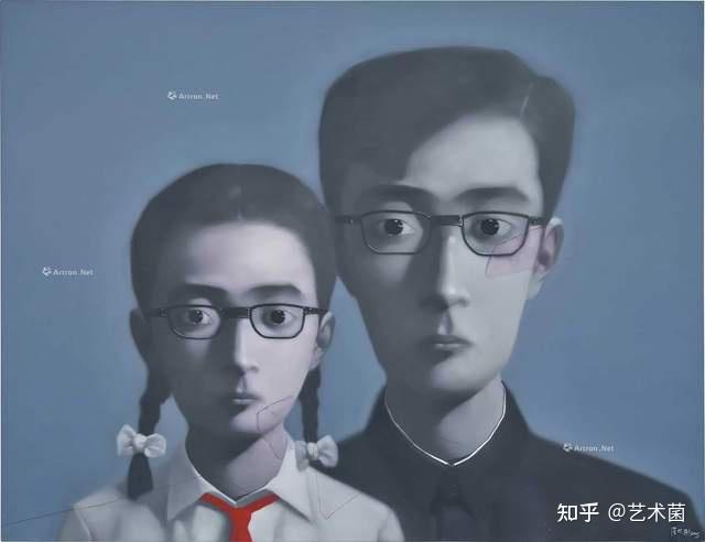 画家张晓刚2023年度成交最贵的十幅油画作品 - 知乎