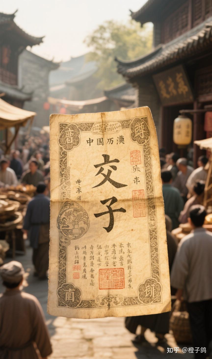 这张用交子公元1024年1月12日,北宋朝廷在成都设立益州教师资