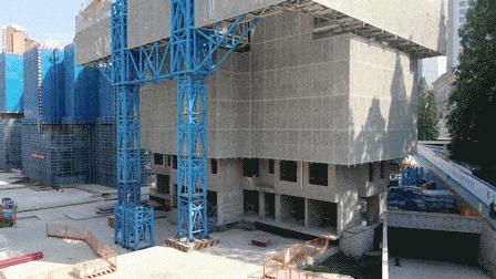 中建三局全球首创的装配式建筑造楼机在湖北省首个智能建造试点项目 - 知乎