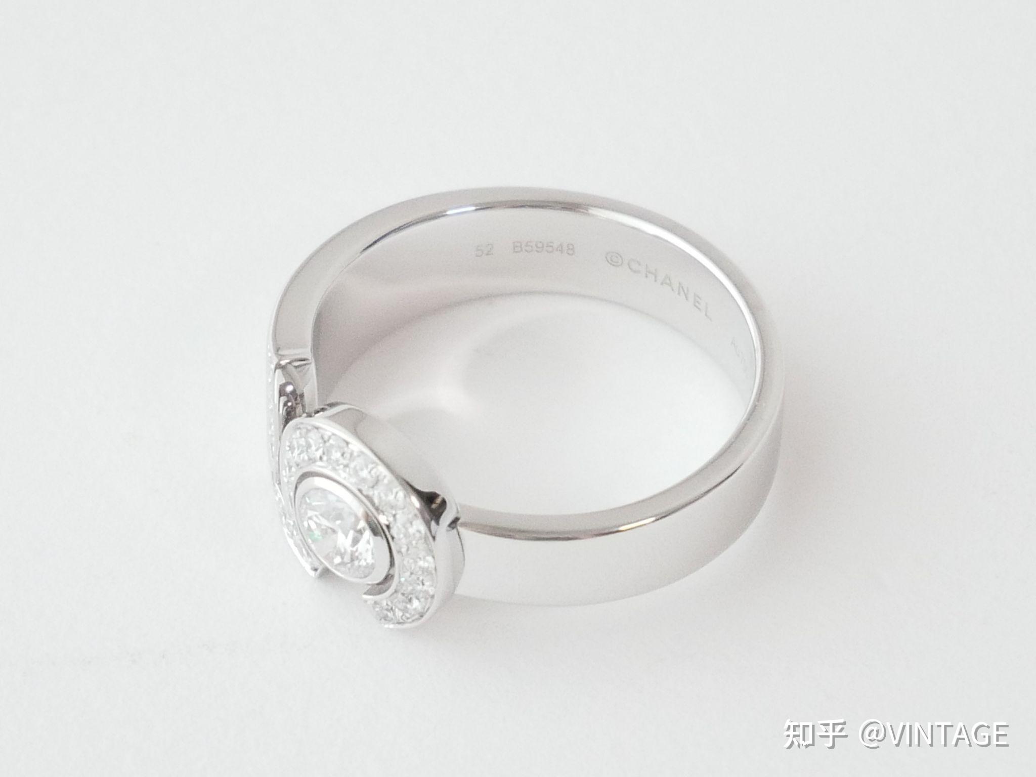 香奈儿珠宝臻品eternaln5系列之白金戒指