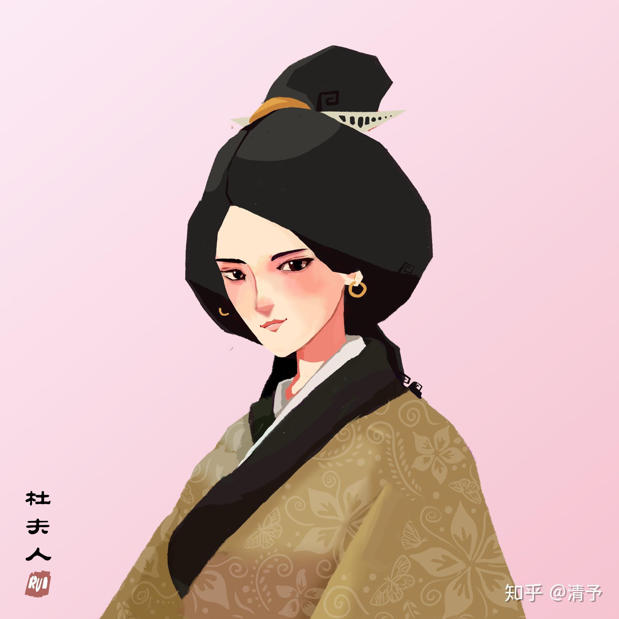 睿哥画三国杜夫人图文睿哥