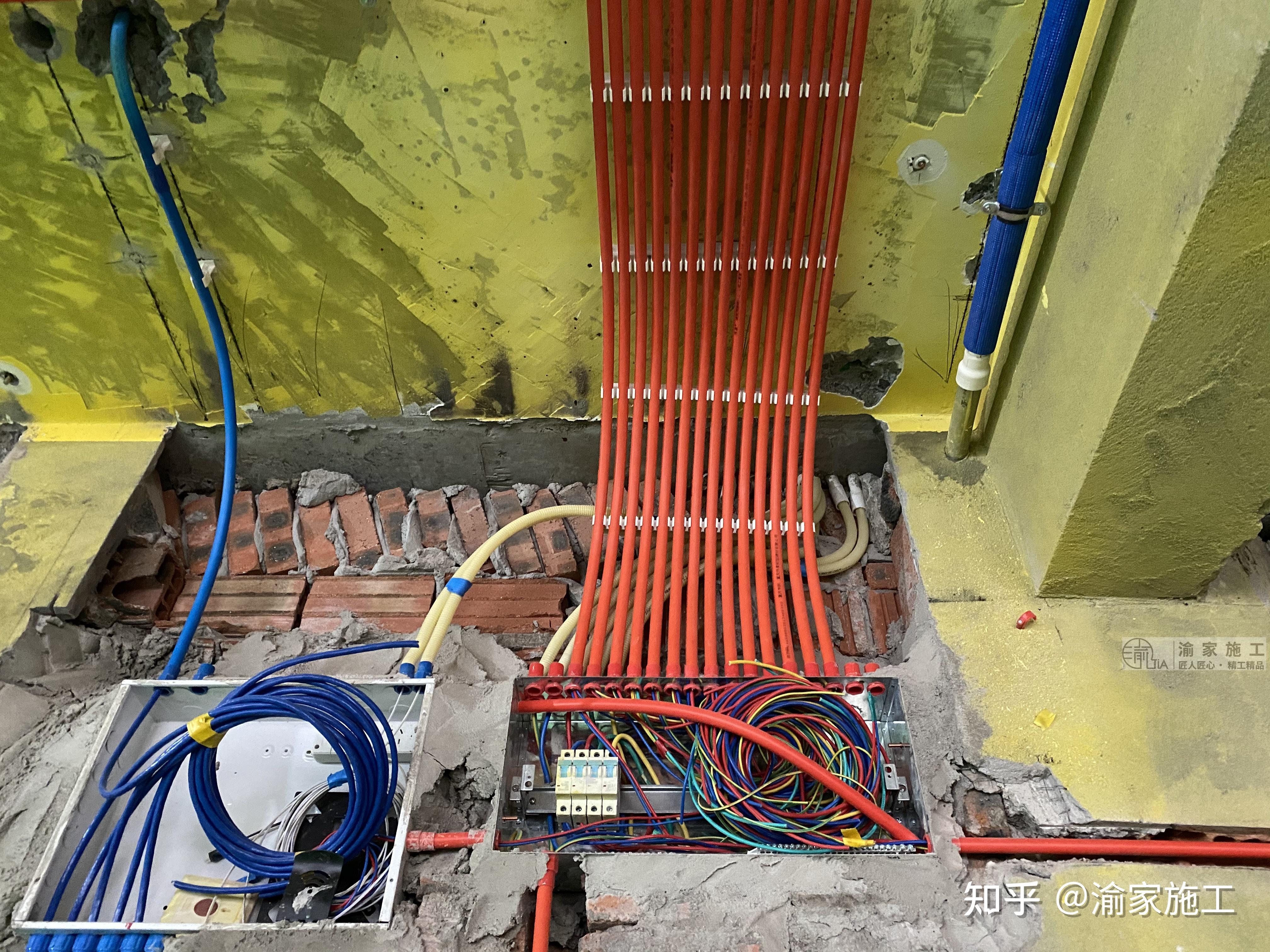 在建工地融创九阙府水电工艺展示