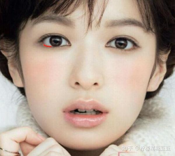 得非常聪明在还珠格格时期,范冰冰的眼睛bug就非常明显,外眦角高于内