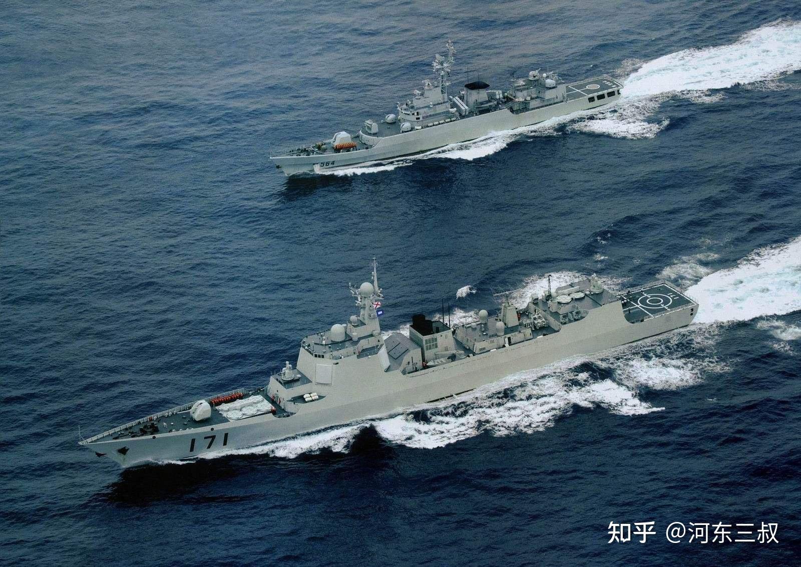 169号驱逐舰(满载排水量5850吨级),052c型170,171号驱逐舰(满载排水量