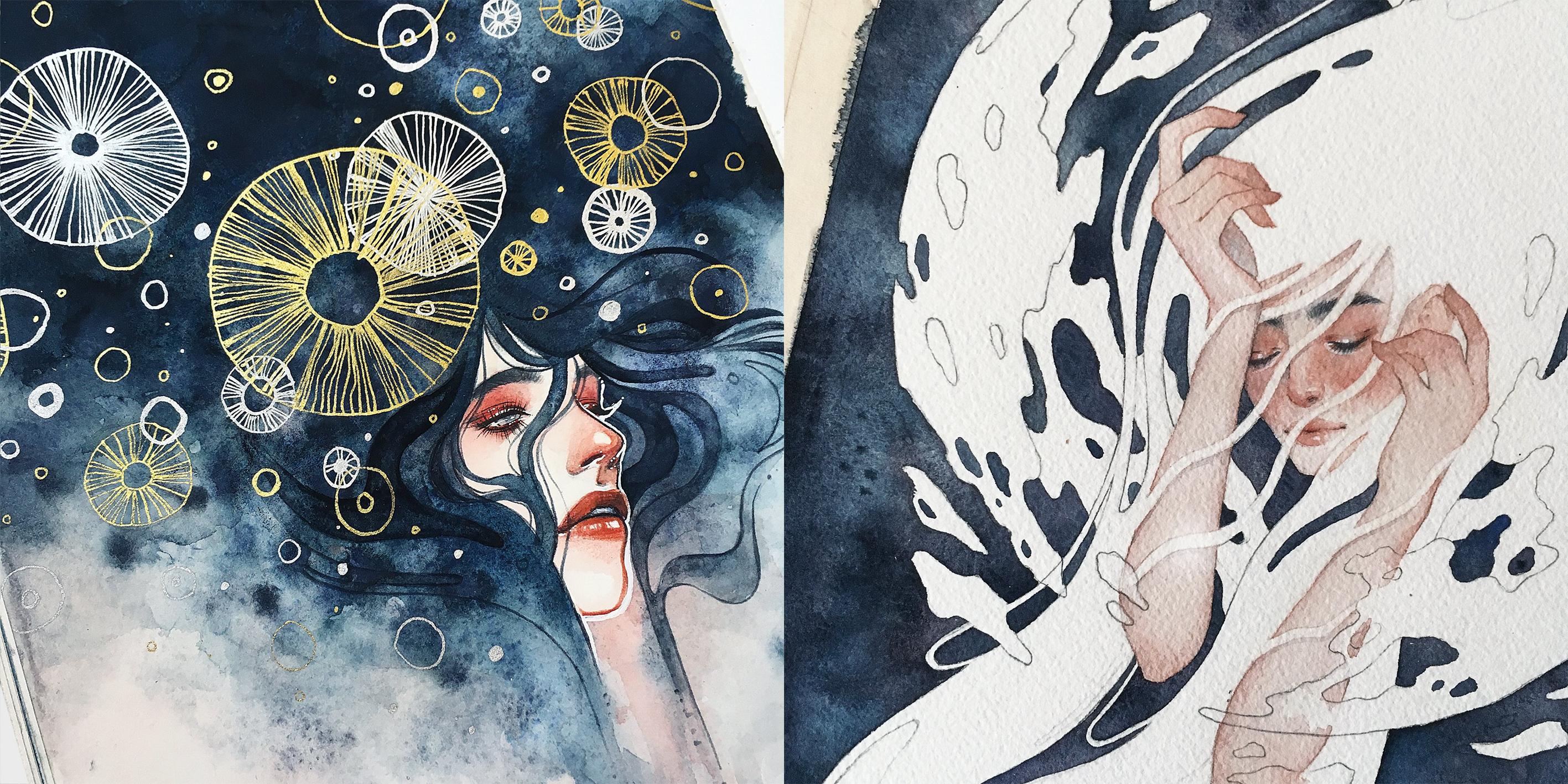 kelogsloops的艺术他说视觉在对话