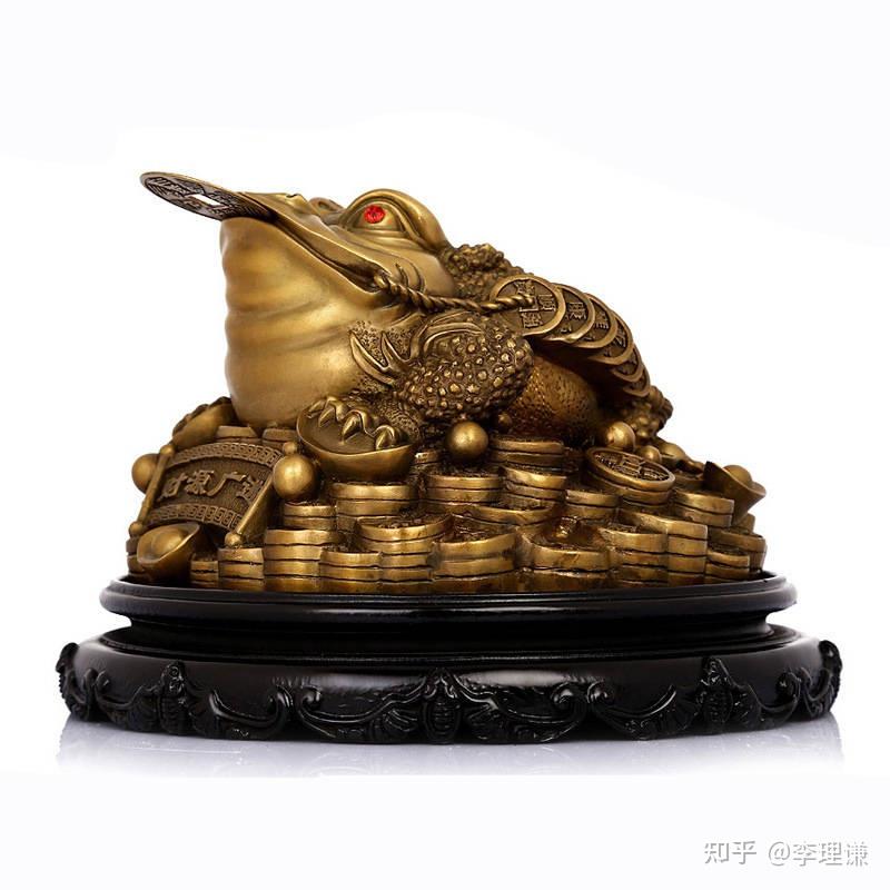 招財進宝 三足金蟾 鎮宅 辟邪 開運 風水 工芸品 美術品 置物 | M