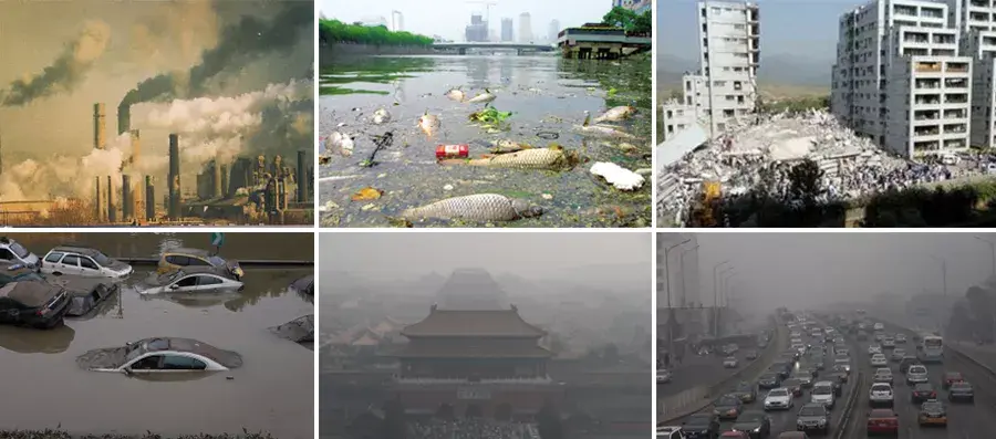 同时也带来了一些"城市病"和城市发展问题,比如城市安全问题,环境问题