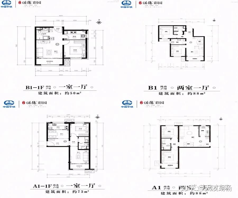 北京诺德彩园户型图图片