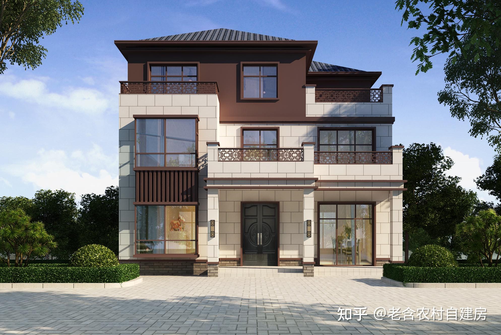 农村建房什么风格最流行,无非就是简约舒适耐看的,近几年来,新中式