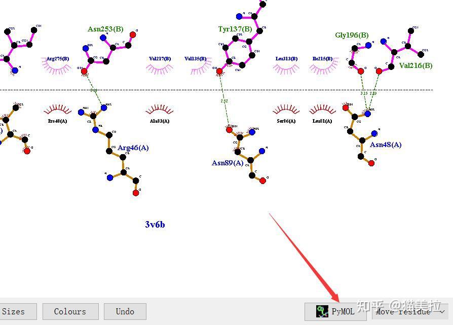 分子对接结果可视化：LigPlot的安装和作图 - 知乎