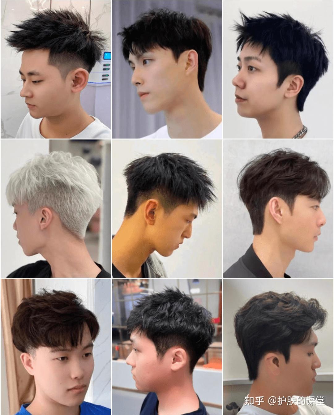 简洁而干练的前刺发型,型男必剪 - 知乎