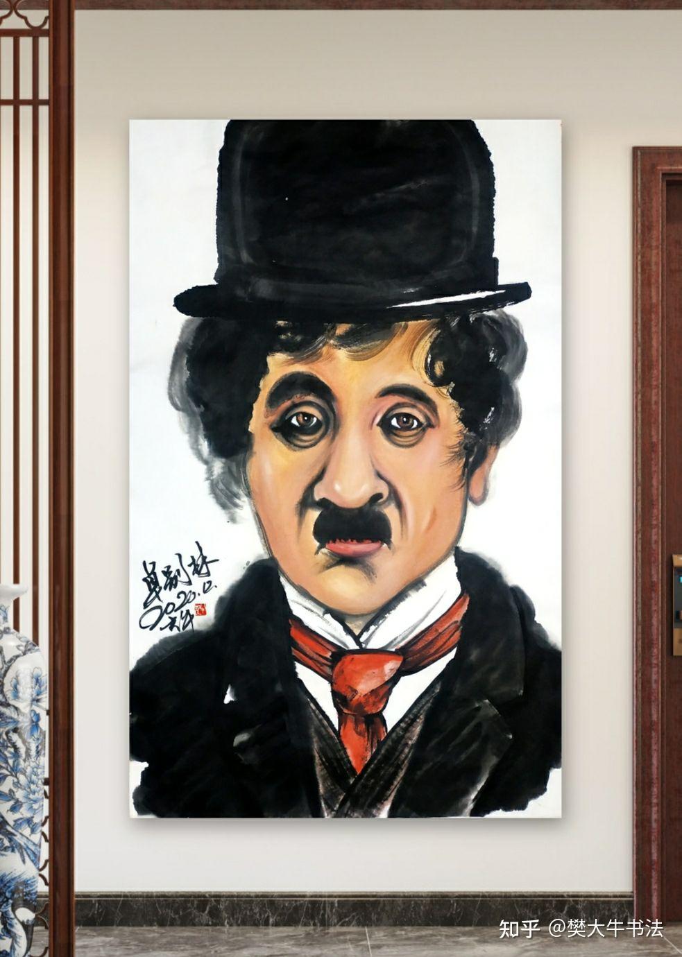 卓别林画像 - 知乎