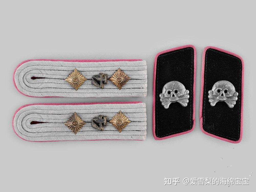 兵种色粉色为装甲兵尉官的肩章上由一种名为俄罗斯编织的铝线制成.