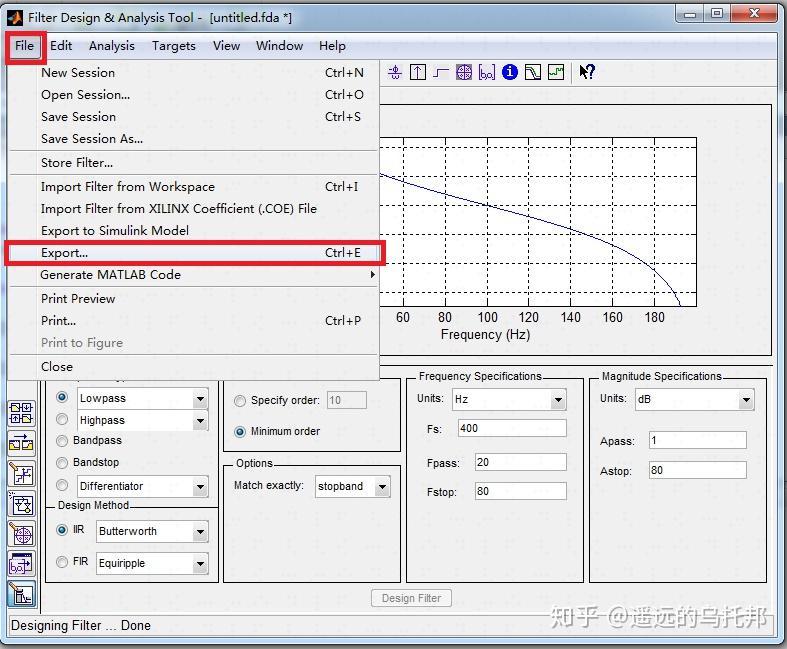 数字滤波器设计专题(一)——FDATool使用教程 - 知乎