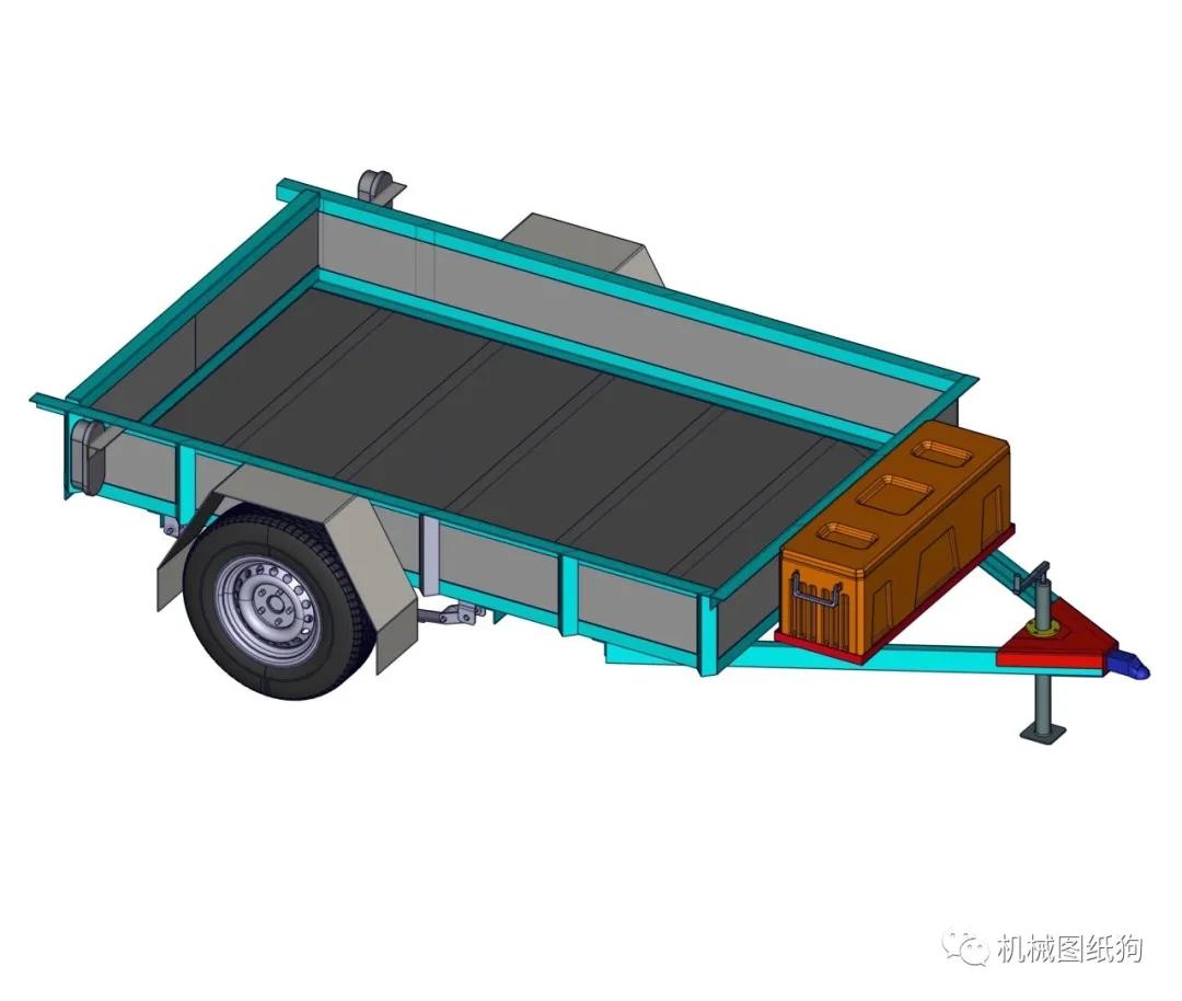 【其他车型】utility-trailers多用途拖车3d图纸 stp格式