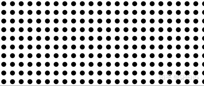 利用屏幕uv坐标和已有的源纹理创建成排成列的halftone点阵黑白图,源