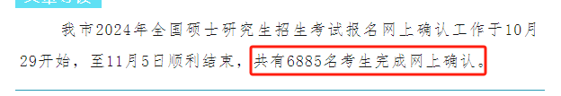 內蒙古通遼市我市共有33229名考生參加並通過了研考報名信息網上確認