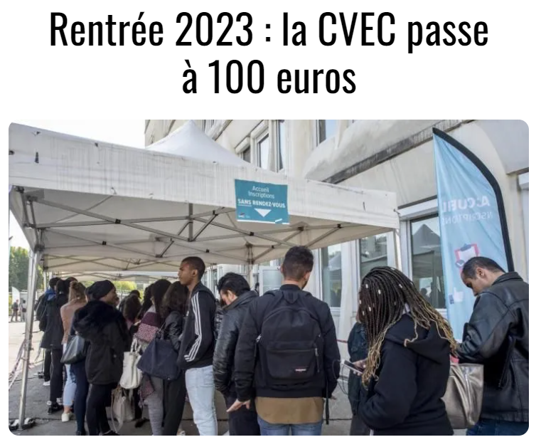 涨价啦！2023-2024学年开始，CVEC涨价至100欧！ - 知乎