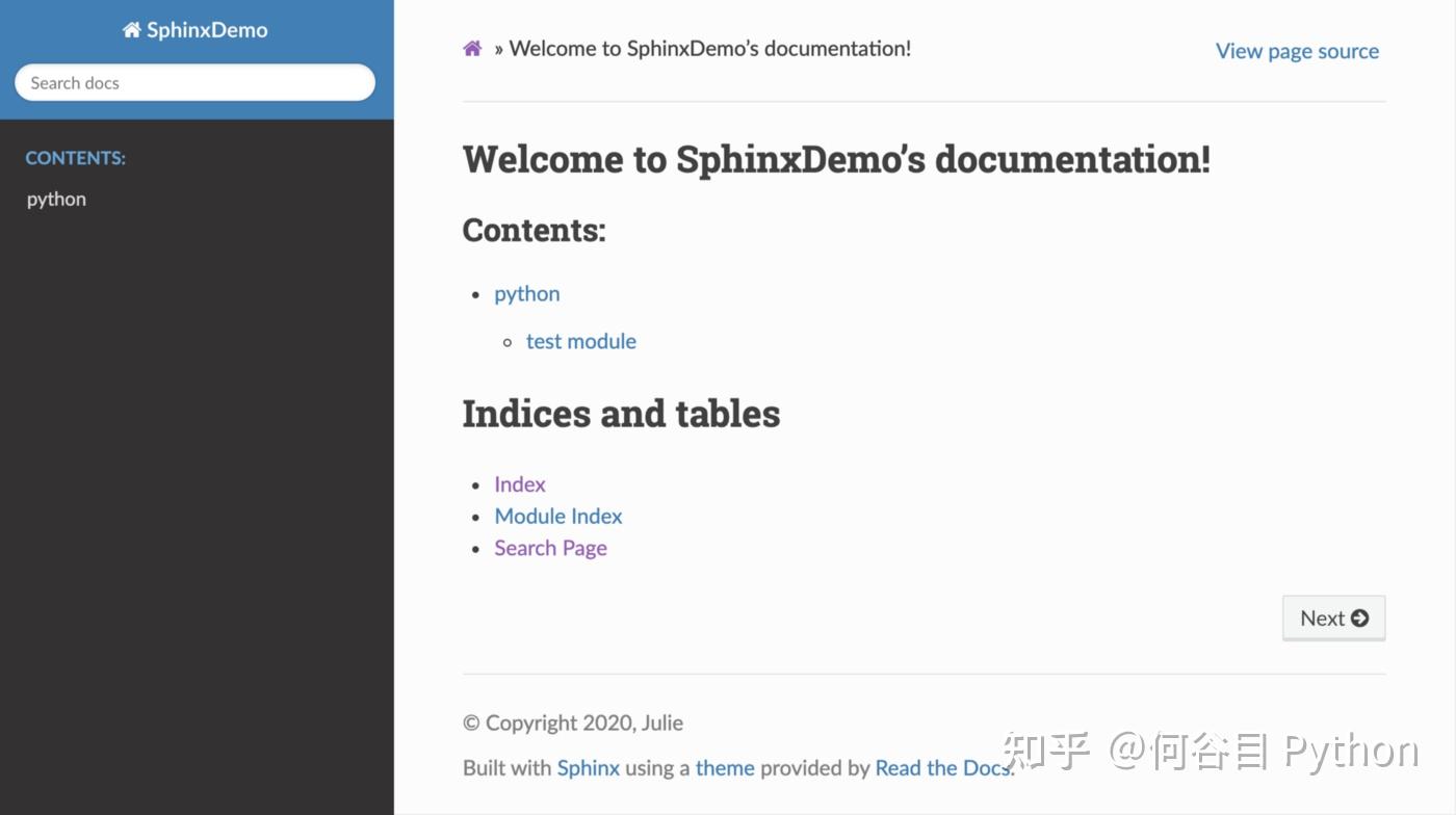 Auto-Documenting a Python Project Using Sphinx - 知乎