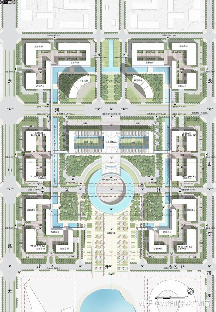 【城乡规划考研快题】中心区快题:考到概率最高的就