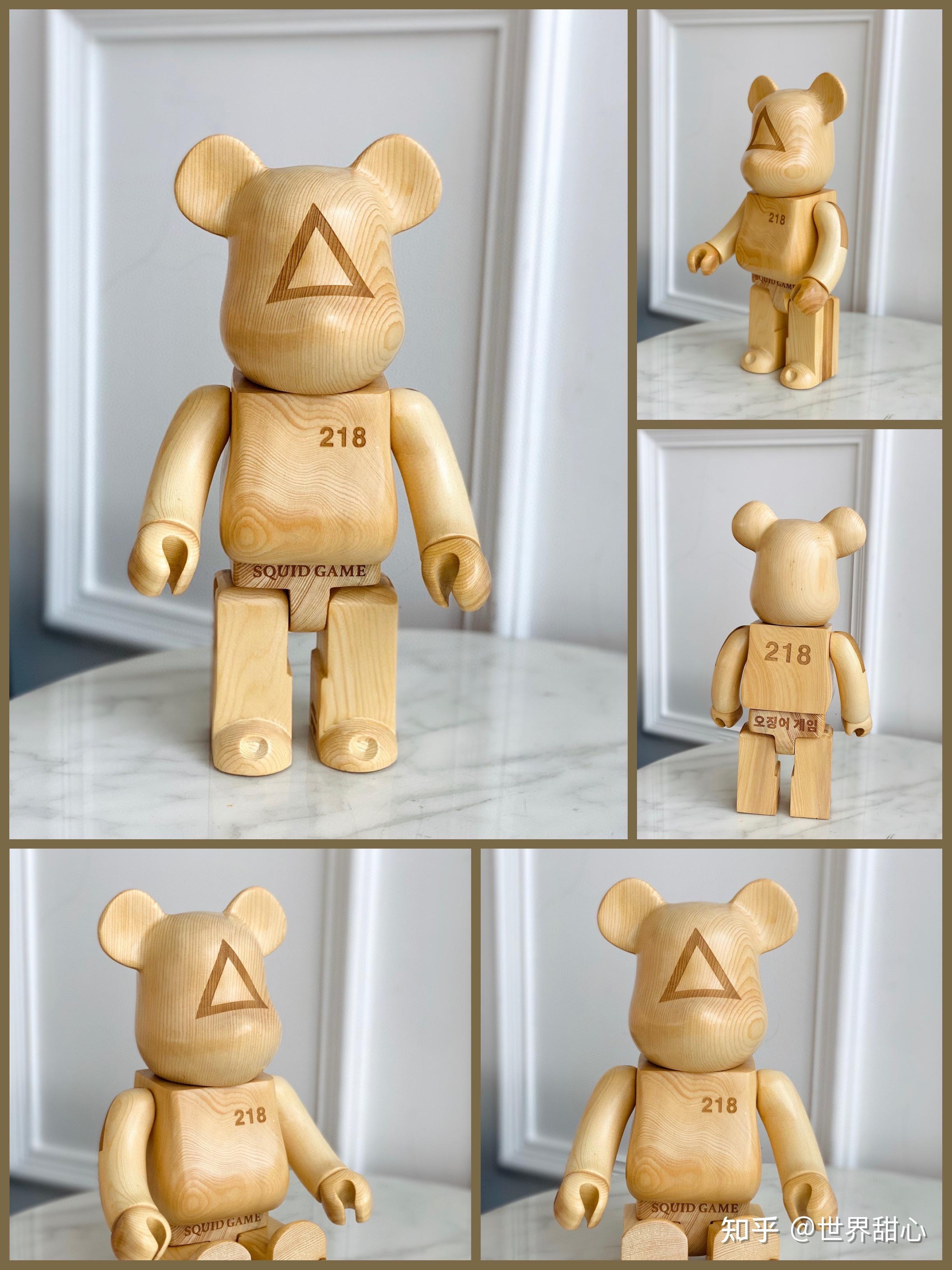 bearbrick鱿鱼游戏02超限定积木熊摆件公仔