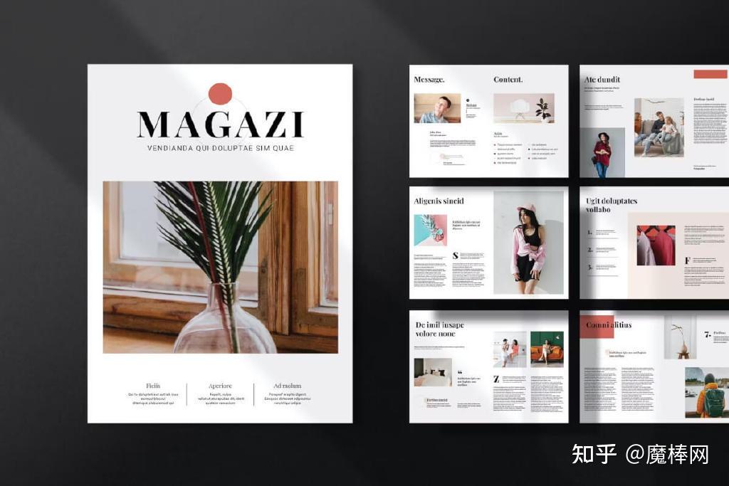 商业产品宣传画册排版模板 | Adobe InDesign - 知乎