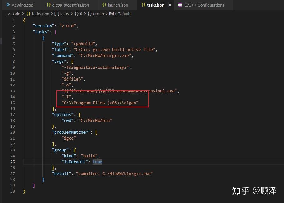 vscode配置c环境这个报错是什么原因c语言配置好了可以正常运行 知乎