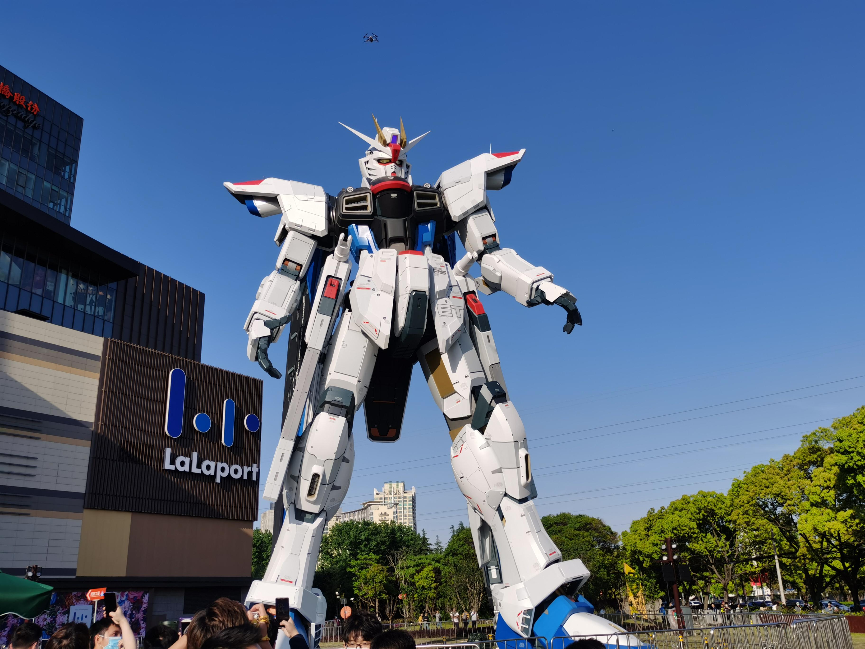 如何看待 18 米 1:1 比例「自由高达」像正式亮相上海?