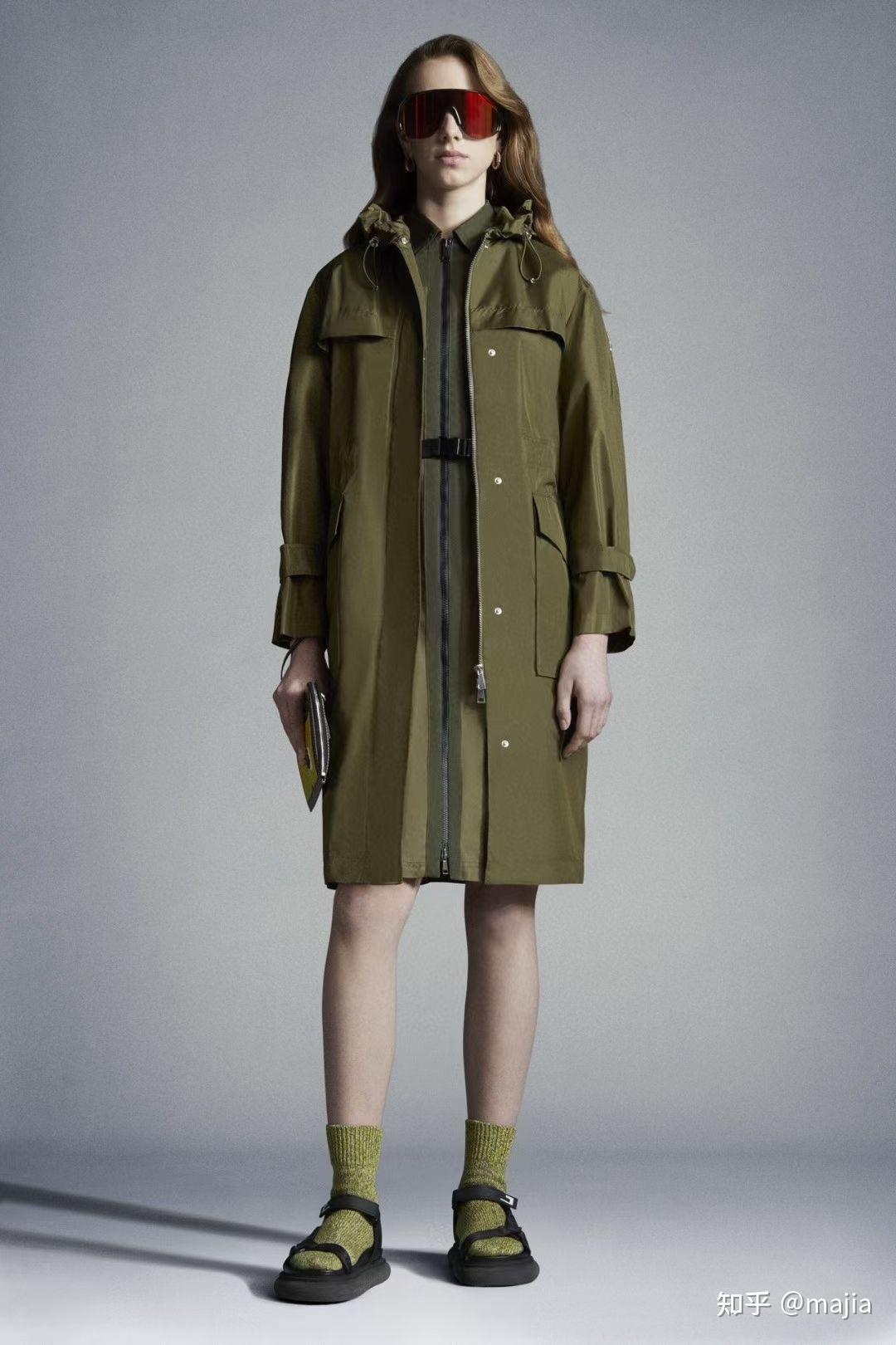 蒙口防晒长款风衣外套女款