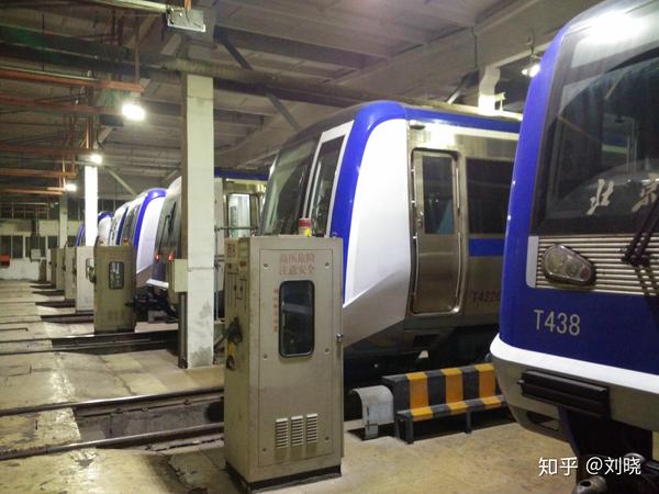 当然是车库,北京地铁二号线积水潭车库大约能停50辆车左右