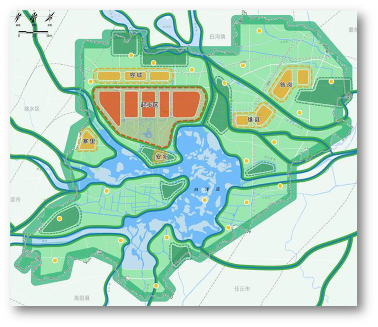 大北京一核双翼成型东西城核心区雄安新区京东新区