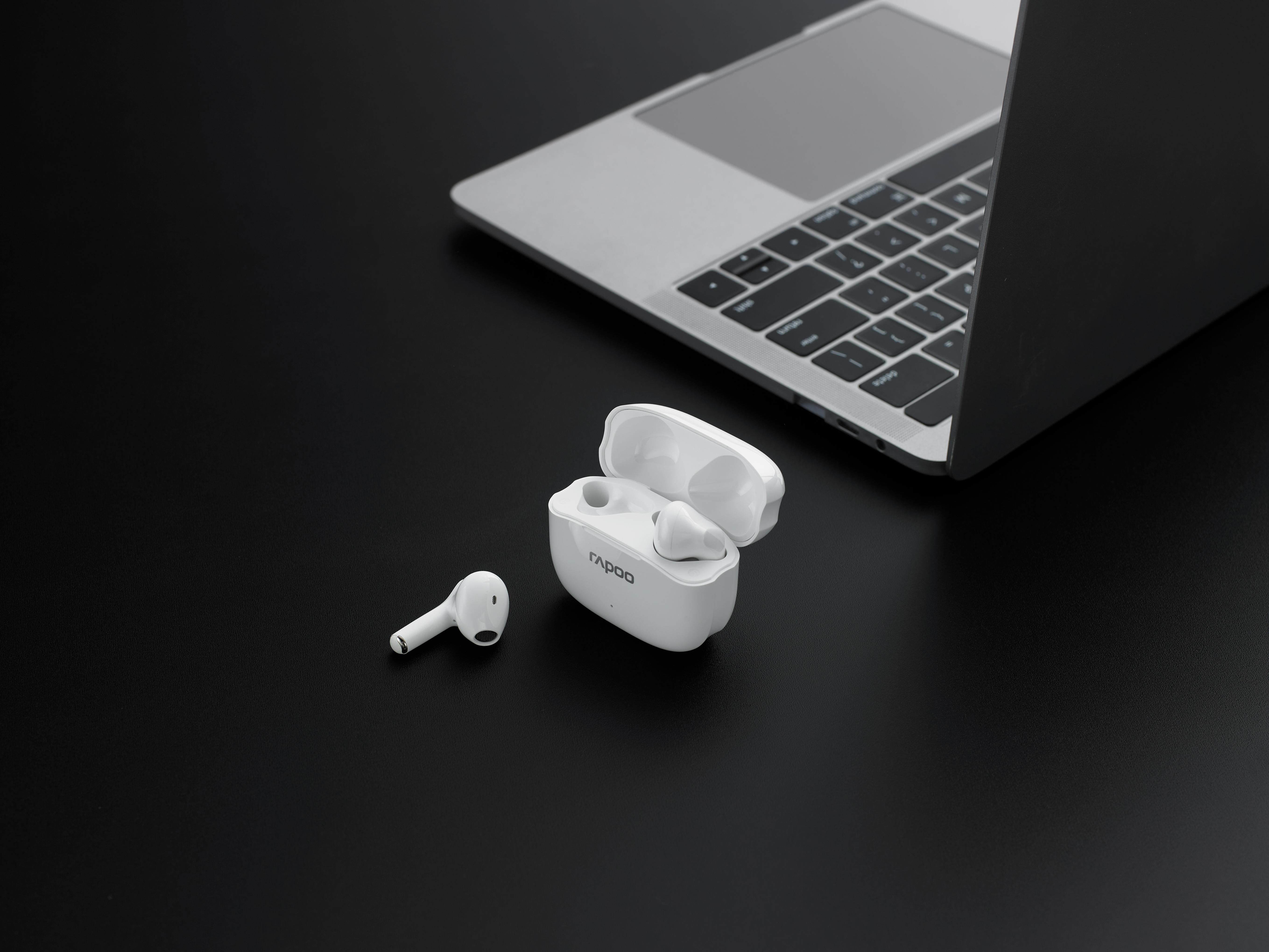 雷柏发布i200蓝牙tws耳机半入耳式设计颜值舒适度很在线