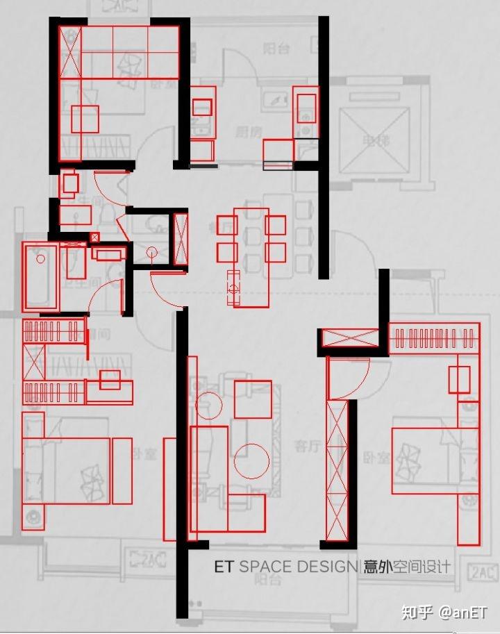 【平面户型优化】3月份,知乎住宅户型平面优化/改造大集合 - 知乎