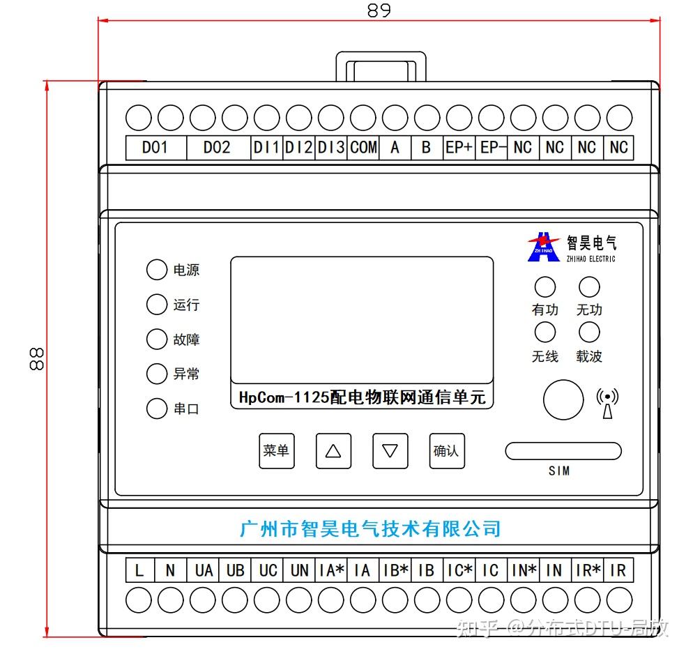 载波hplc转rs485hpcom1125型分布式光伏台区融合终端实时监测远控方案