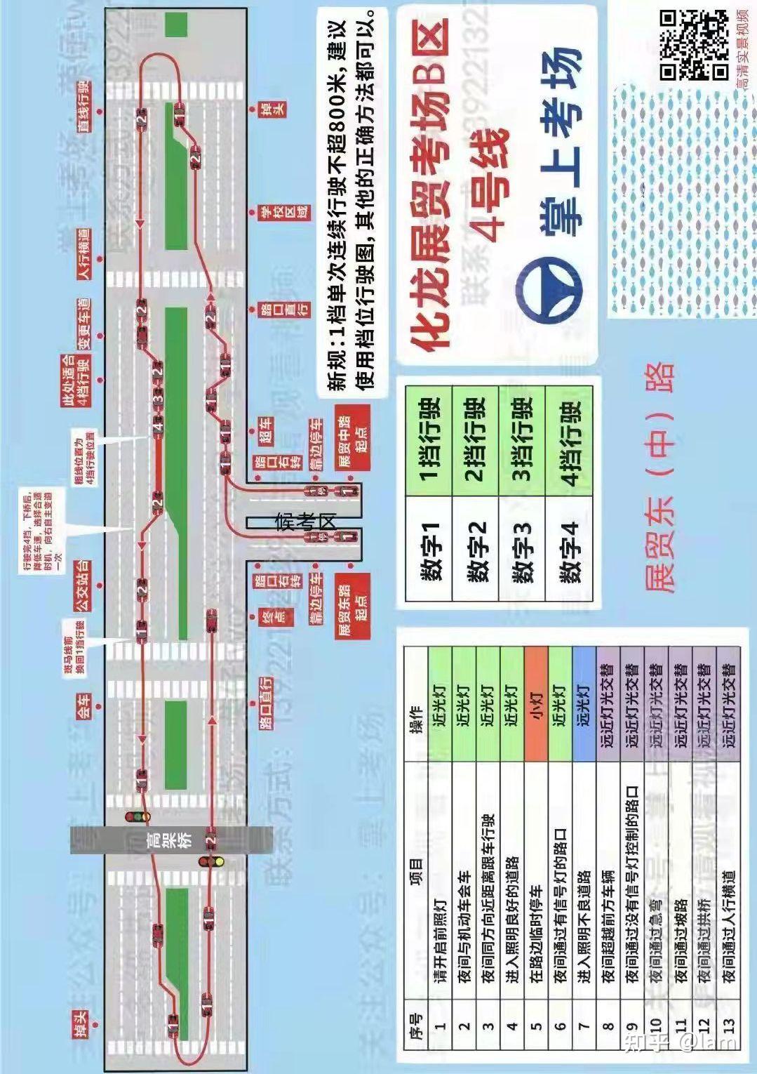 化龙考场科目三平面图图片