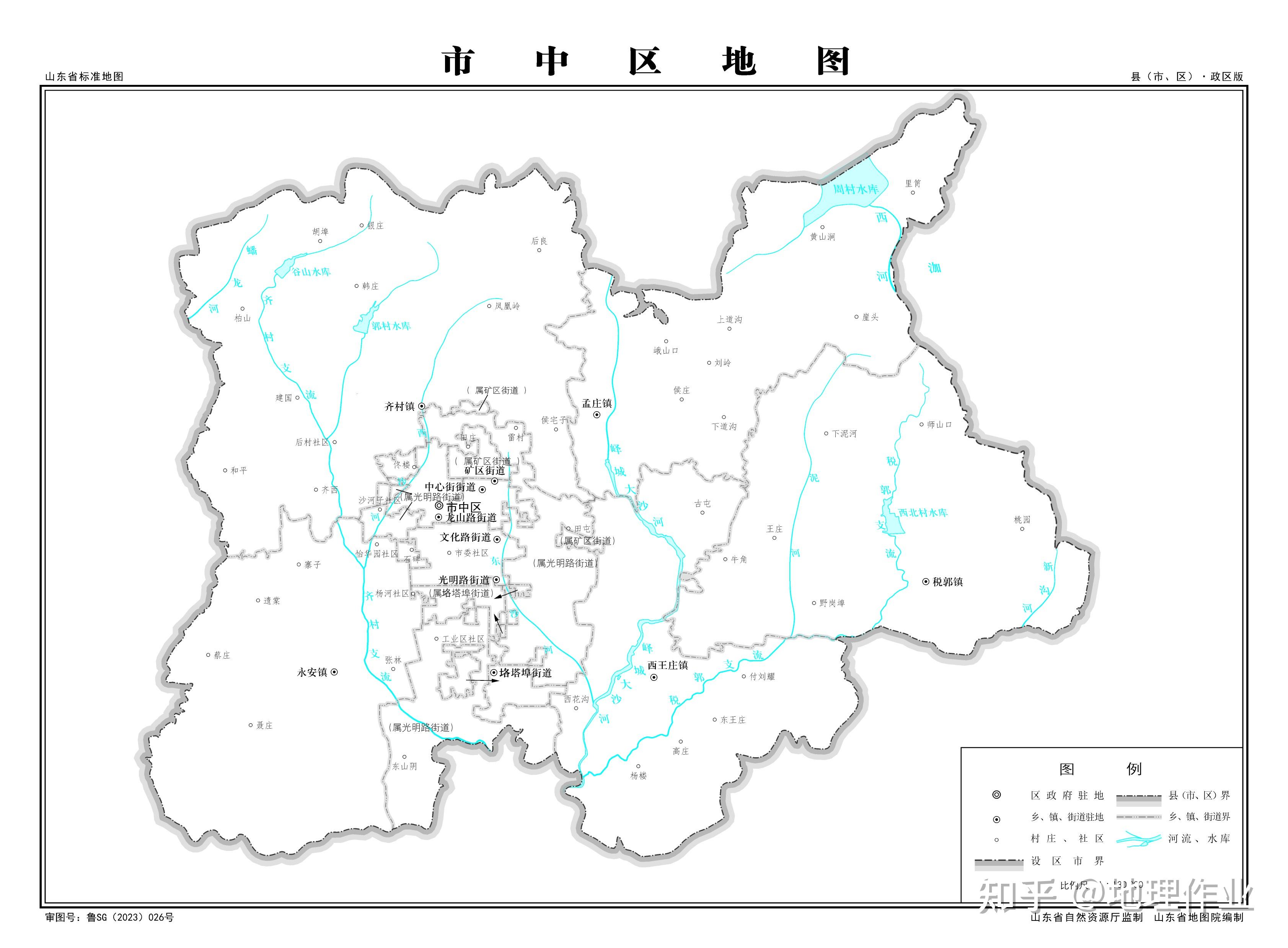 枣庄市市中区地图