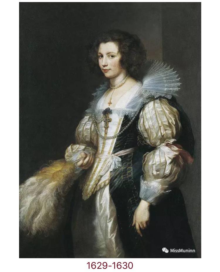 切入正题)-----------------(过渡时代的服装保留了文艺复兴的样式