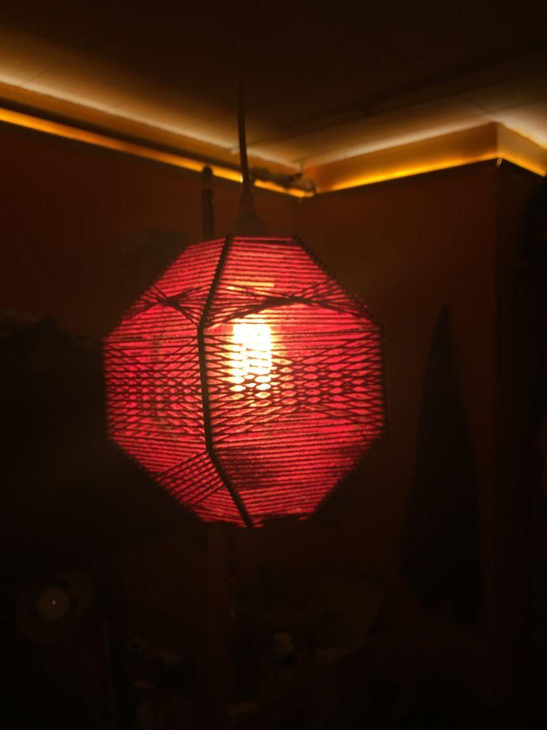 激光切割穿绳灯罩