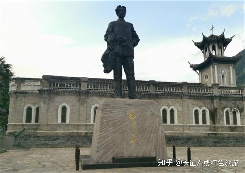 泸定磨西会议旧址历史战役仿佛回到那段峥嵘岁月