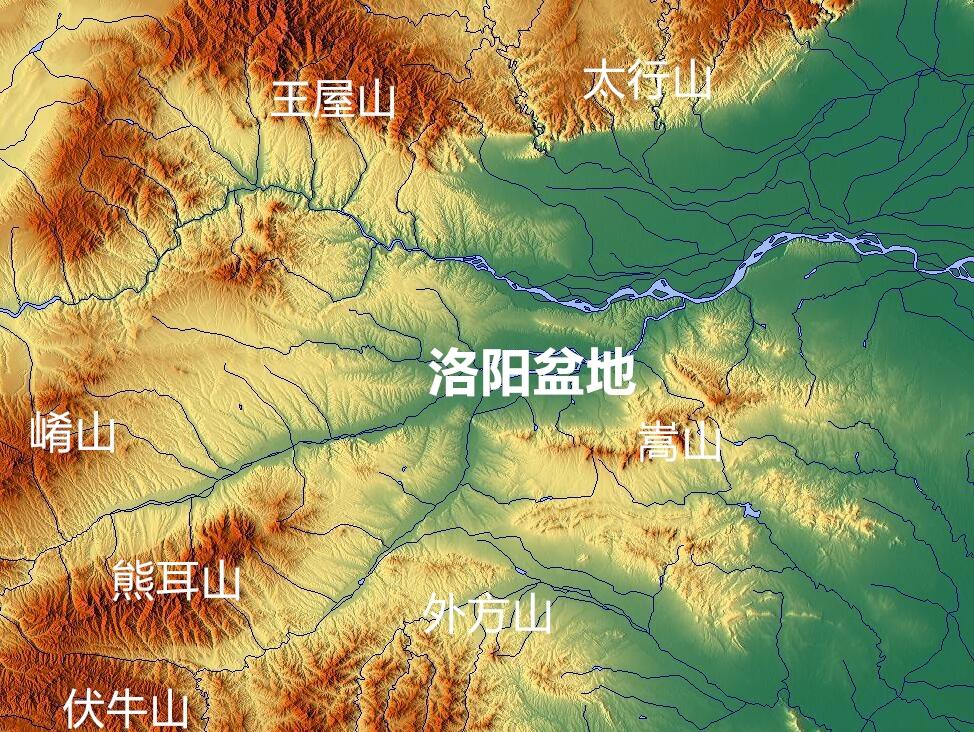 河南山川河流地图图片