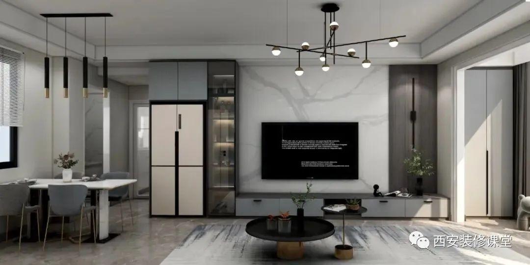 冰箱放电视墙有什么好的方案