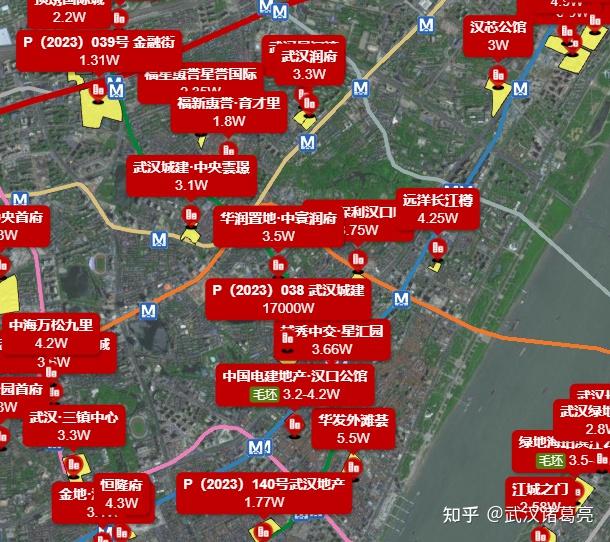 武汉各大片区完整楼盘情况