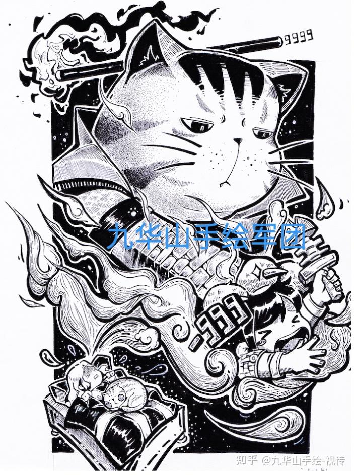 大学艺术设计考研之黑白装饰画优秀作品分享(艺术设计只考黑白装饰画)