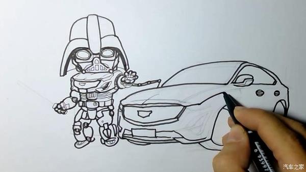 这很凡尔赛总结画凯迪拉克q版汽车人系列6幅的心得