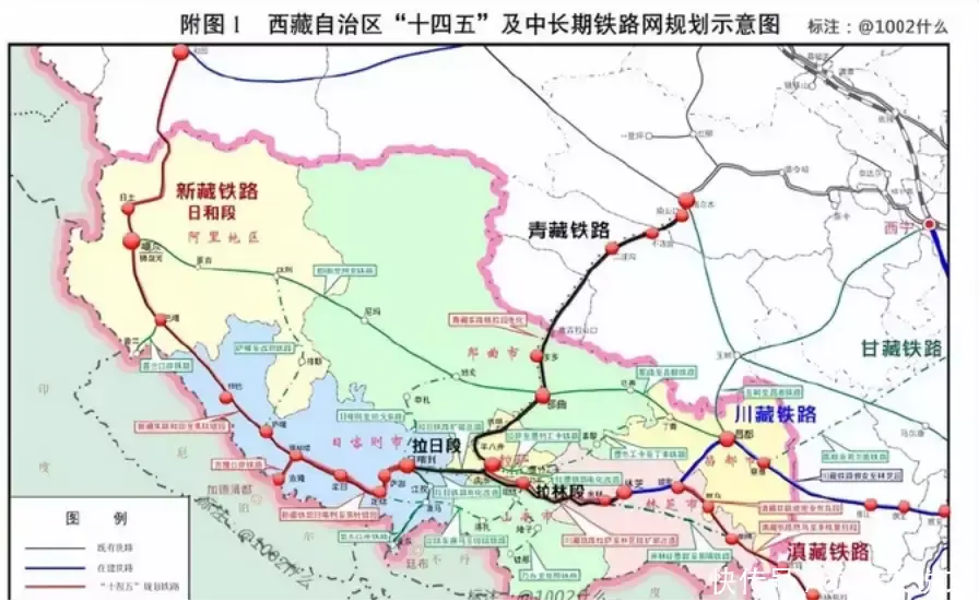 新藏铁路的路线规划,从叶城县向南,沿着提孜那甫河进入昆仑山区,翻越