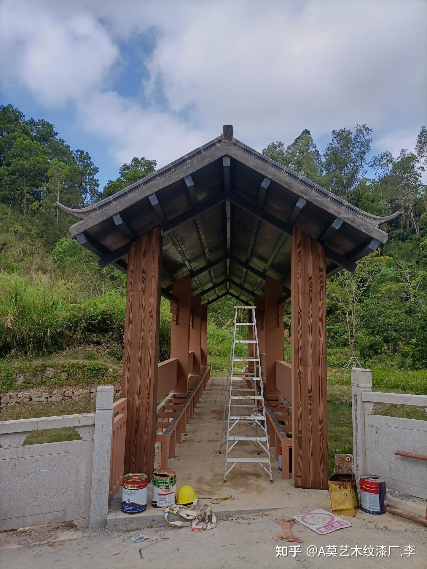 木纹漆施工厂家钢结构护栏仿木纹漆本地厂家包工包料价格 - 知乎