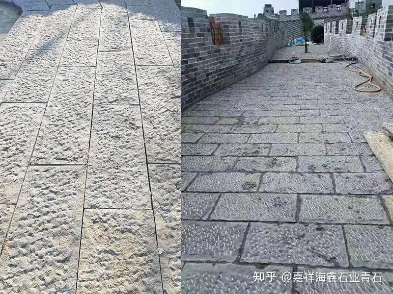 菠萝面青石板仿古石的铺装效果如何 - 知乎